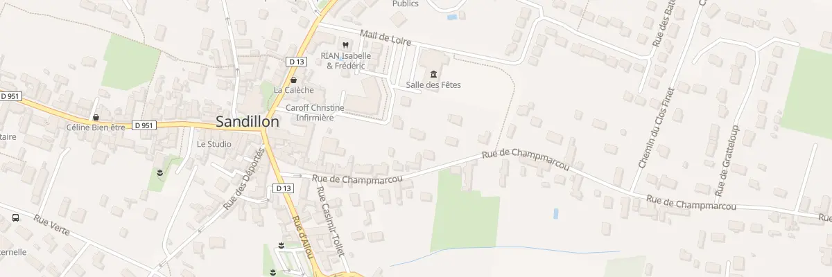 Plan du 127 Rue de Champmarcou à Sandillon