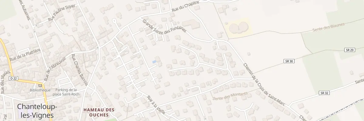 Plan du 4 Imp du Ruisselet à Chanteloup-les-Vignes