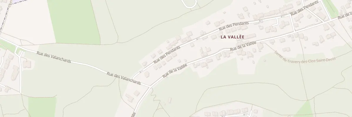 Plan du 25 Rue des Pendants à Jouy-le-Moutier
