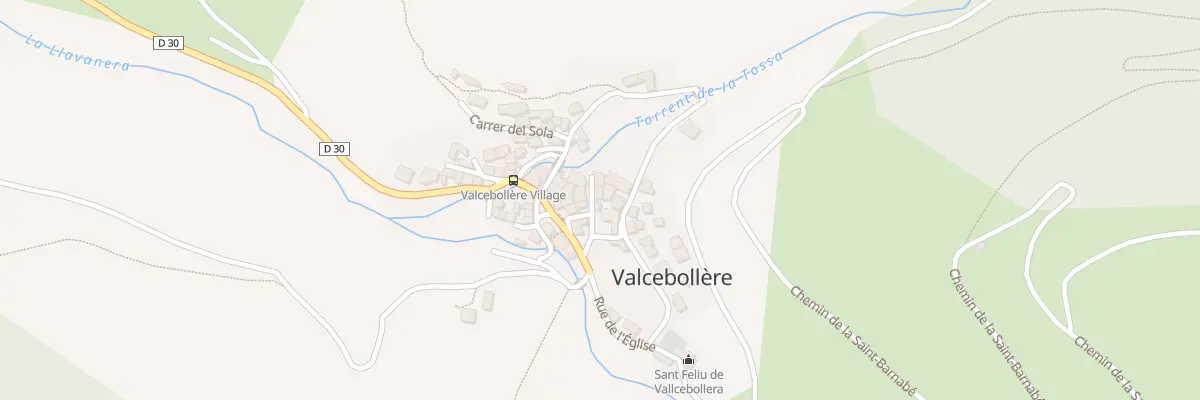 Plan du 1029 Le Village de Valcebollere à Valcebollère