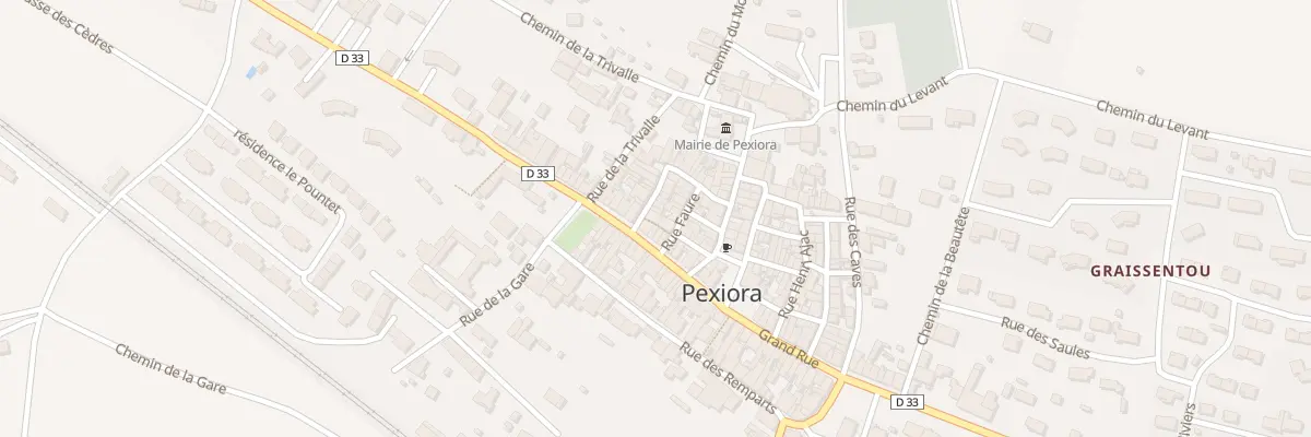 Plan du 2 Rue des Penitents à Pexiora