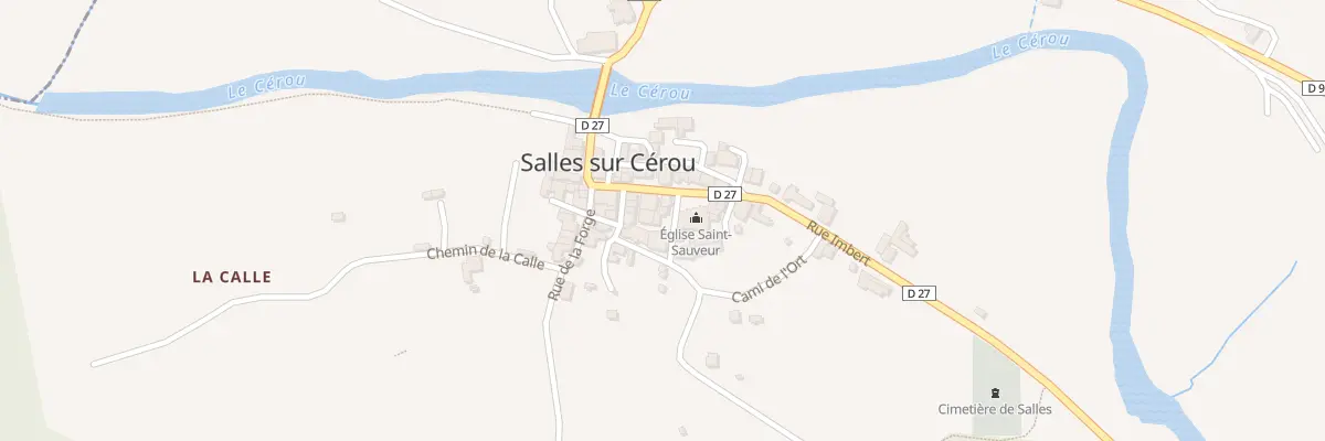 Plan du 5033 Salles à Salles