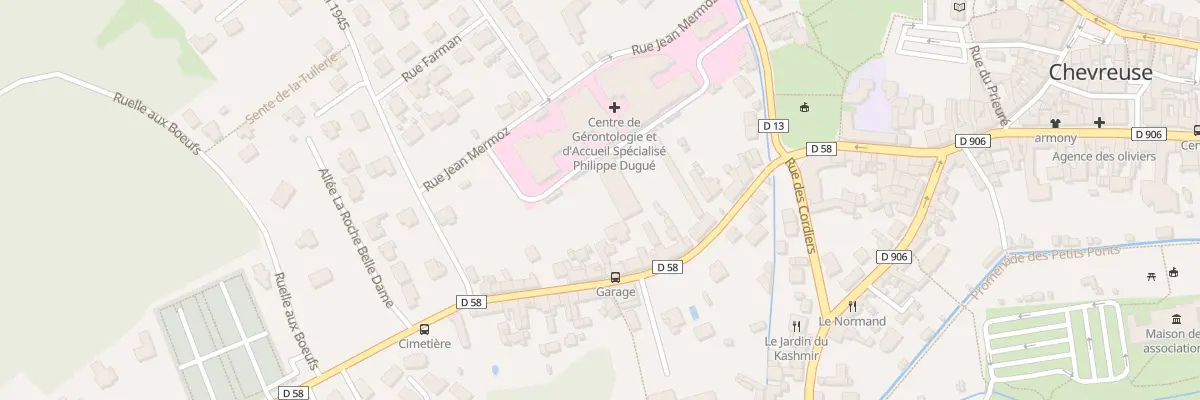 Plan du 34 Rue de Dampierre à Chevreuse