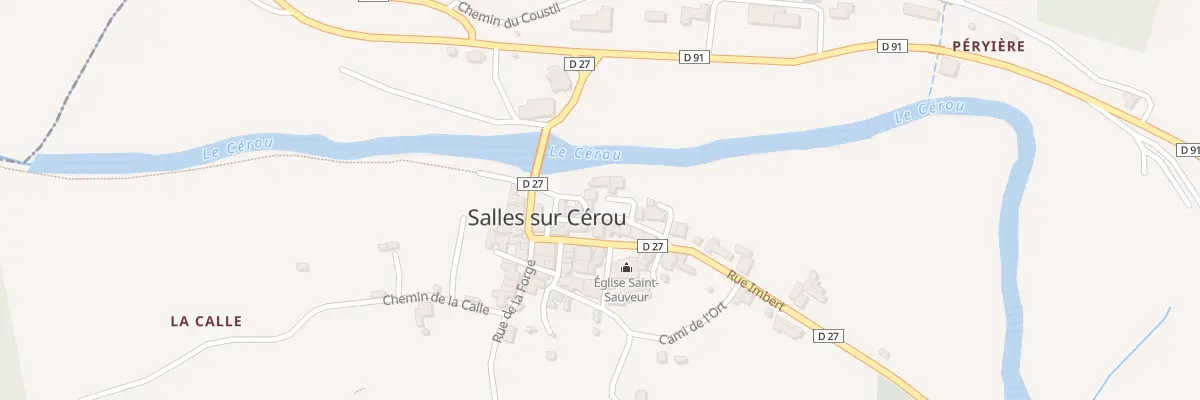 Plan du 1 Pl des Marronniers à Salles