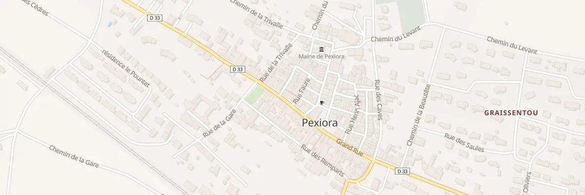 Plan du 40 Gr Grand Rue à Pexiora