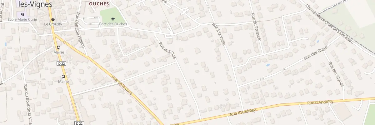 Plan du 24 Rue des Clos à Chanteloup-les-Vignes