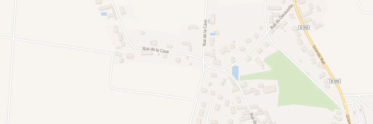Plan du 1 Rue de la Cave à Bazoches-les-Gallerandes
