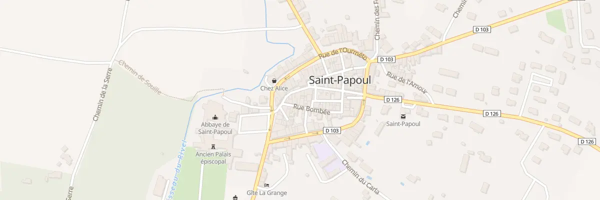 Plan du 5 Rue de la Mairie à Saint-Papoul