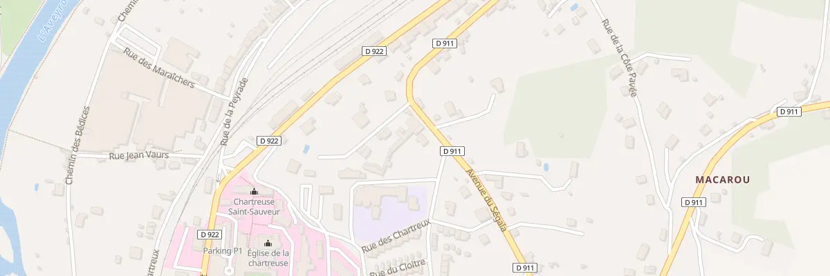 Plan du 32 Av du Ségala à Villefranche-de-Rouergue