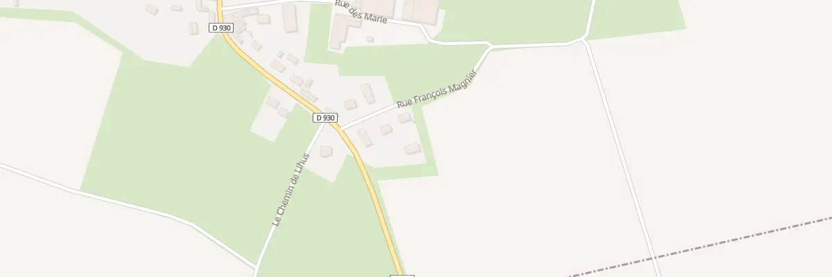Plan du 40 Rue François Magnier à Hétomesnil