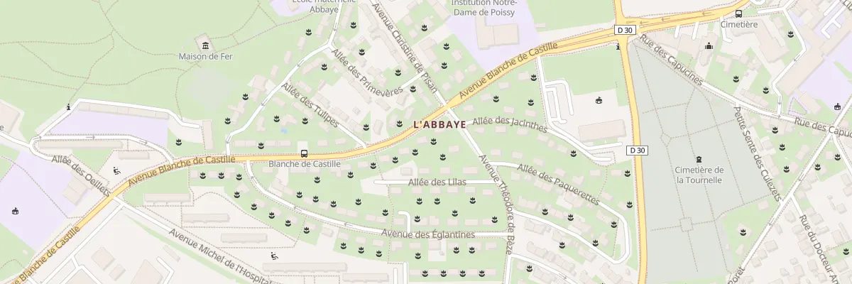 Plan du 19 Av Blanche de Castille à Poissy