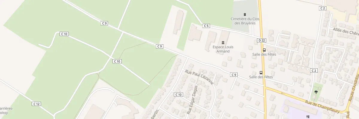 Plan du 545 Av Pierre de Coubertin à Carrières-sous-Poissy