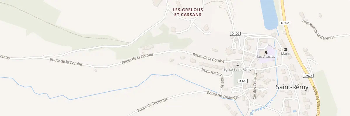 Plan du 5146 Lot La Passade à Saint-Rémy