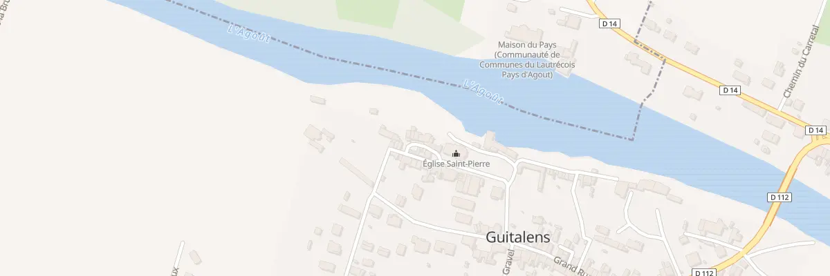 Plan du 8 Che de la Plage à Guitalens-L’Albarède