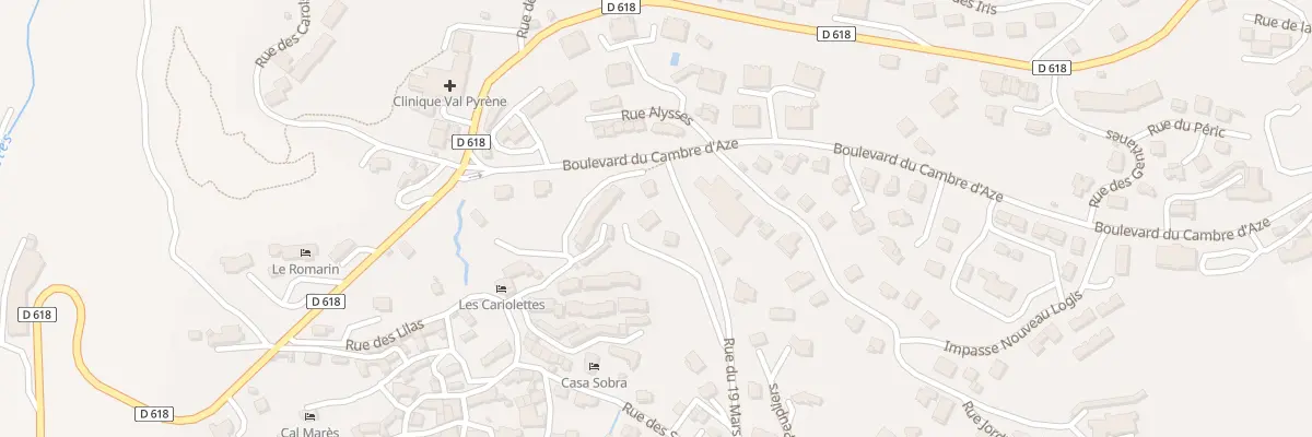 Plan du 4 Rue du 19 Mars 1962 à Font-Romeu-Odeillo-Via