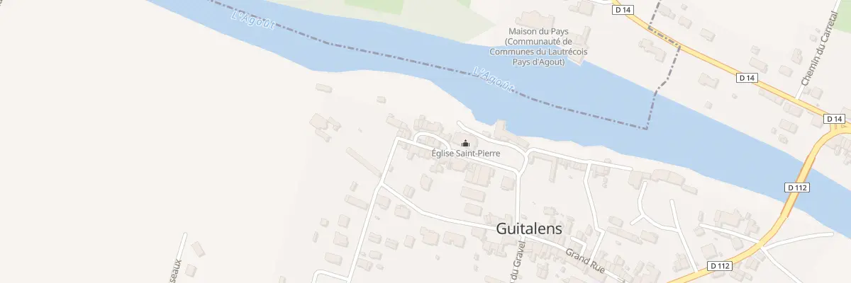 Plan du 15 Pl de l’Eglise à Guitalens-L’Albarède
