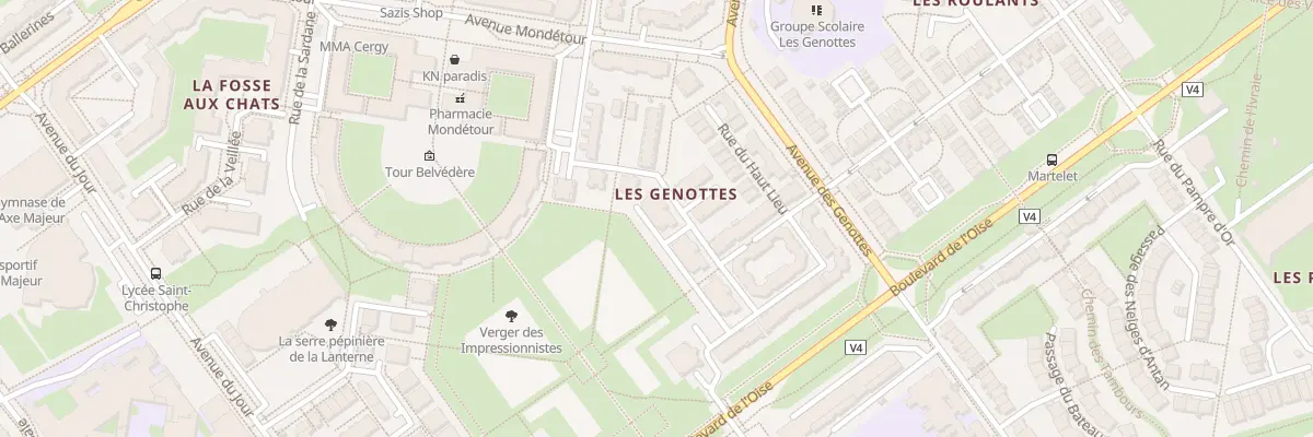 Plan du 16 Rue du Gerfaut à Cergy