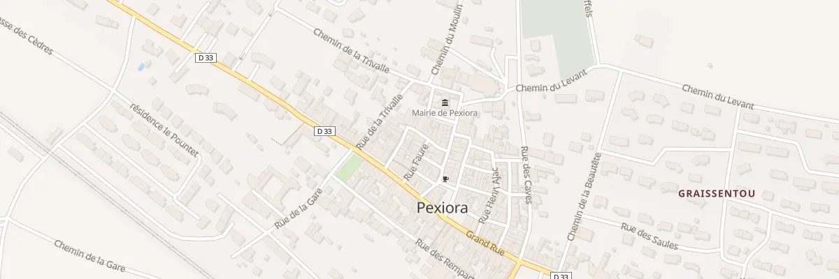 Plan du 16 Rue des Penitents à Pexiora