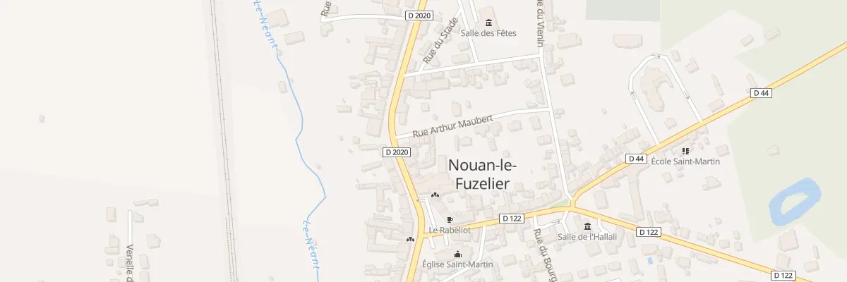Plan du 6 Rue Arthur Maubert à Nouan-le-Fuzelier