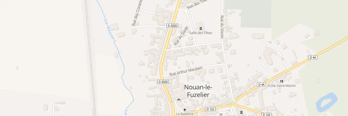Plan du 3 Rue Arthur Maubert à Nouan-le-Fuzelier