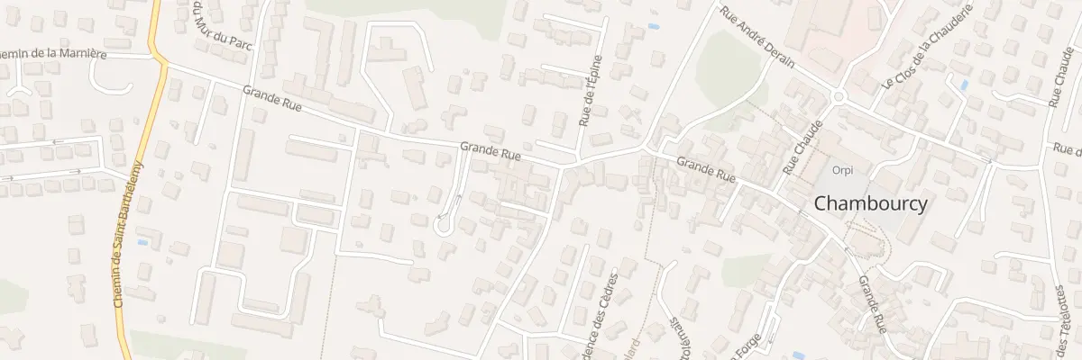 Plan du 89 Gr Grande Rue à Chambourcy