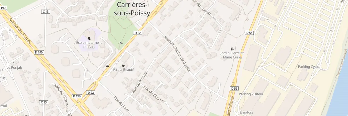 Plan du 108 Av Charles de Gaulle à Carrières-sous-Poissy