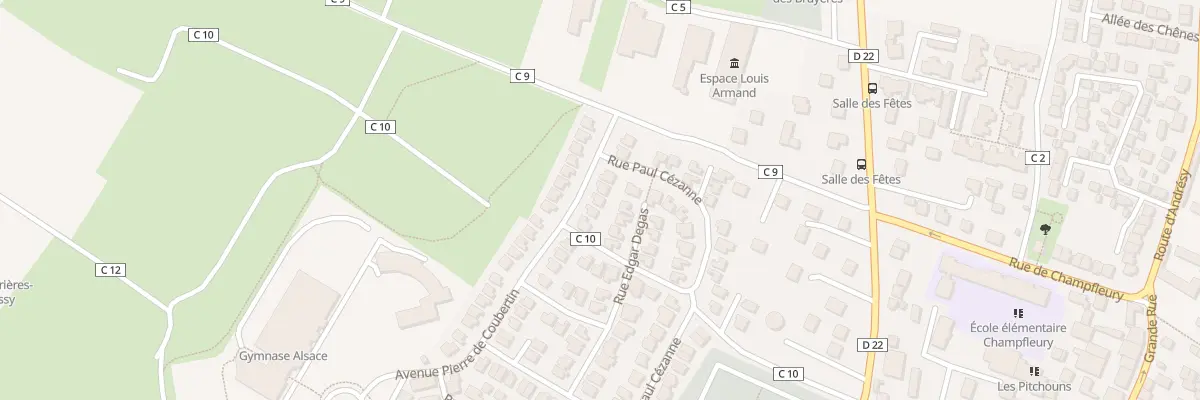 Plan du 460 Av Pierre de Coubertin à Carrières-sous-Poissy