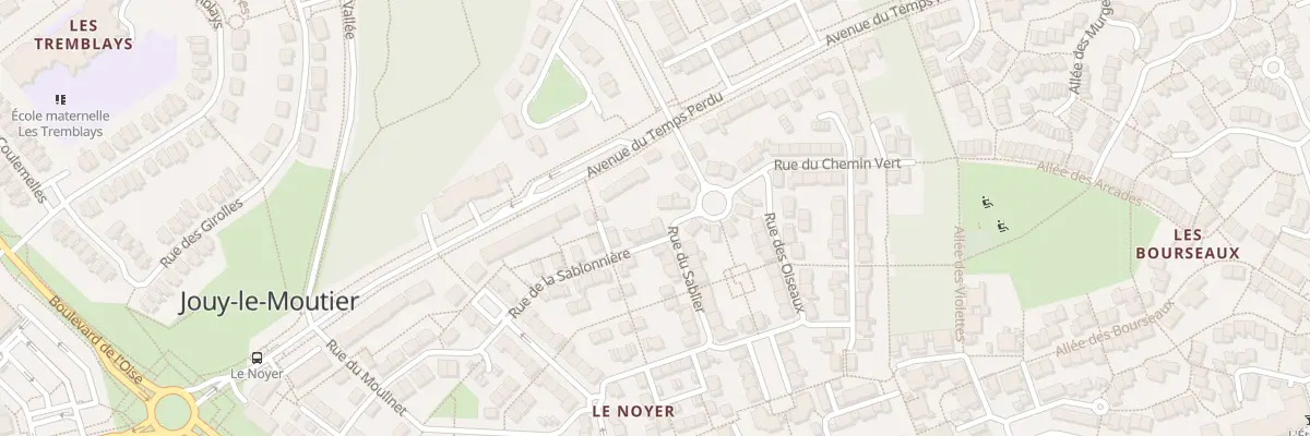 Plan du 6 Rue du Sablier à Jouy-le-Moutier