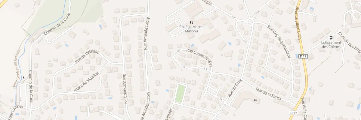 Plan du 9 Rue Lucien Roques à Figeac