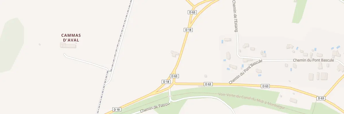 Plan du 100 La Plagne à Bellegarde-du-Razès