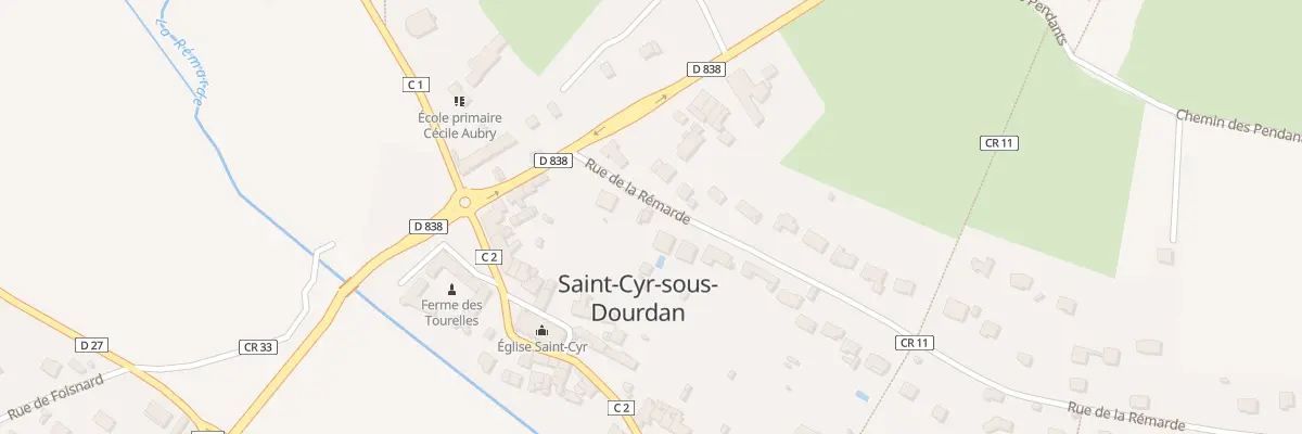 Plan du 4 Rue de la Remarde à Saint-Cyr-sous-Dourdan