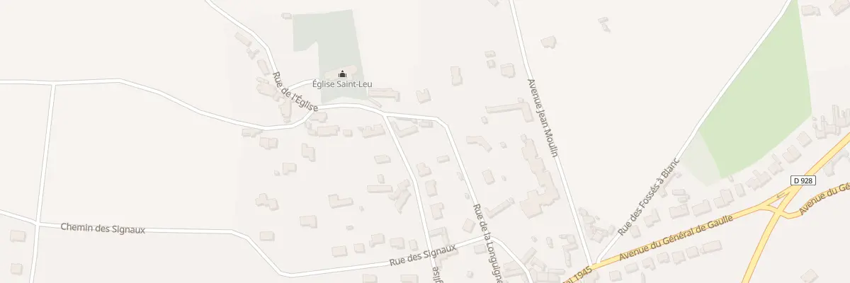 Plan du 14 Rue de l’Église à Hesdin-la-Forêt