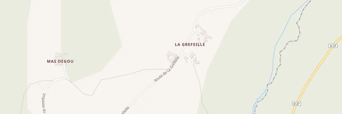 Plan du 1199 Rte de La Grefeille à Laparrouquial
