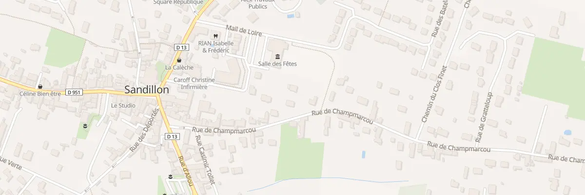 Plan du 169 Rue de Champmarcou à Sandillon