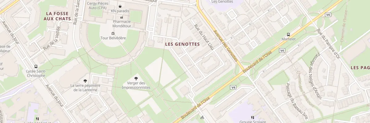 Plan du 18 Rue du Gerfaut à Cergy