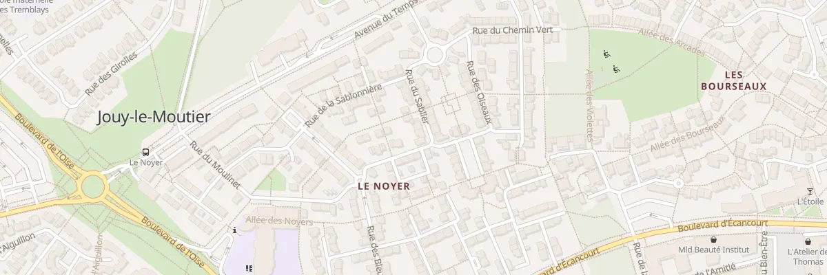 Plan du 18 Rue du Sablier à Jouy-le-Moutier