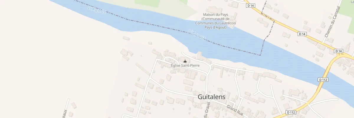 Plan du 5063 Pl de l’Eglise à Guitalens-L’Albarède