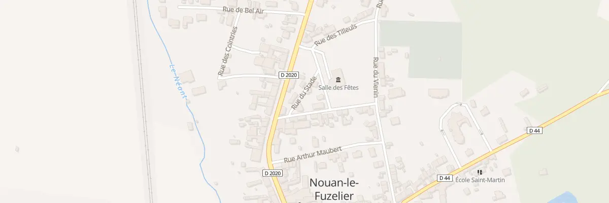 Plan du 1 Rue des Varennes à Nouan-le-Fuzelier