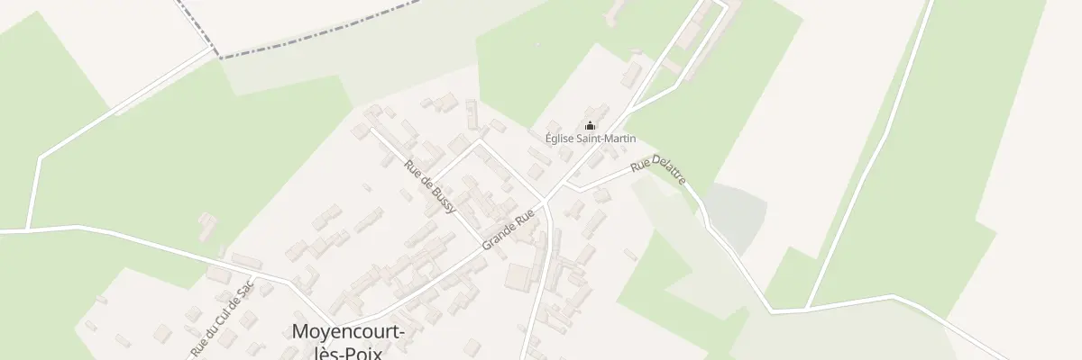 Plan du 4 Gr Grande Rue à Moyencourt-lès-Poix