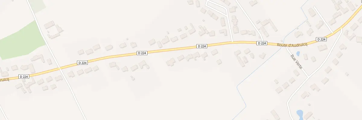 Plan du 88 Rte d’Audruicq à Nortkerque
