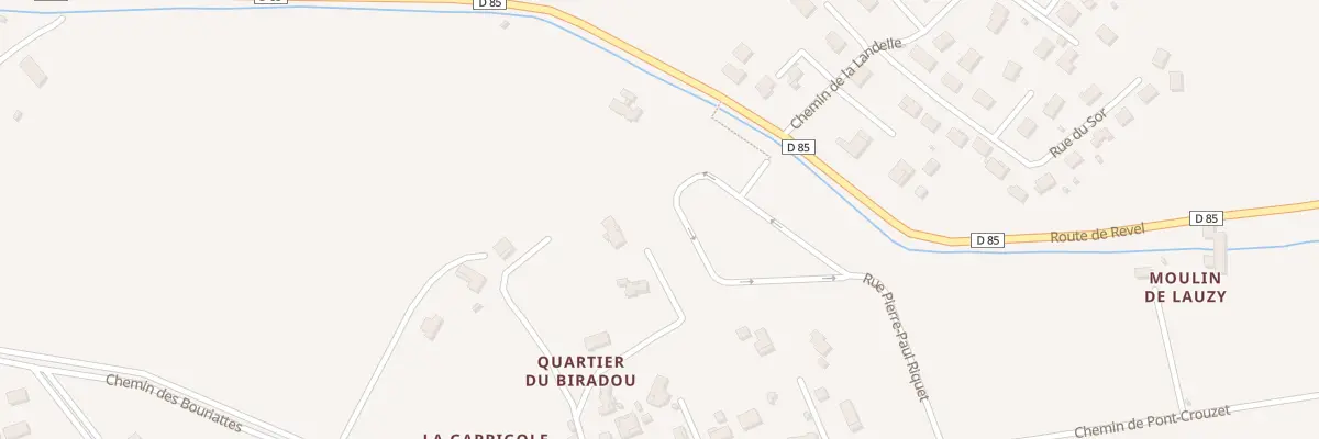 Plan du 379 Rue Pierre-Paul Riquet à Sorèze