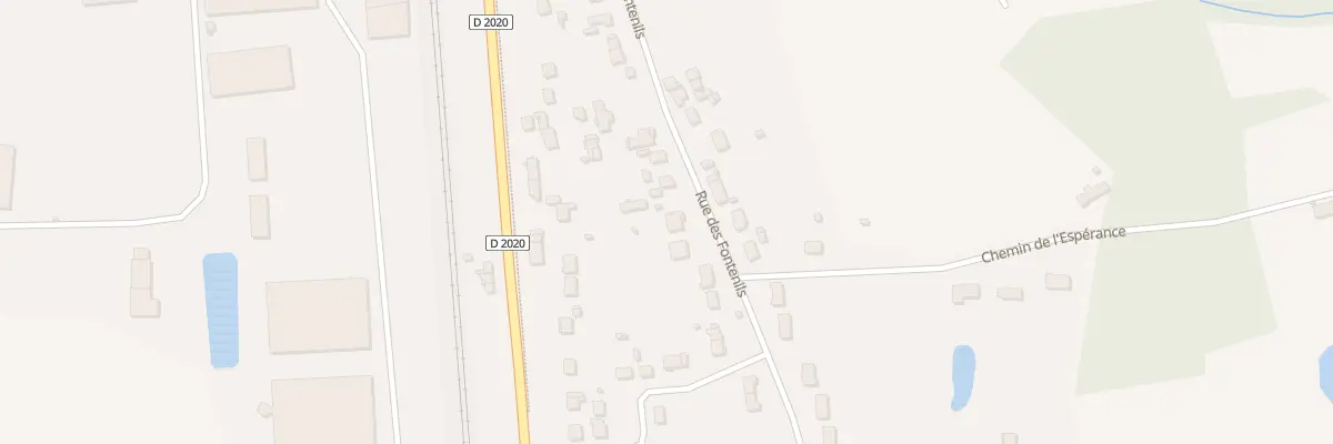 Plan du 22 Rue des Fontenils à Nouan-le-Fuzelier