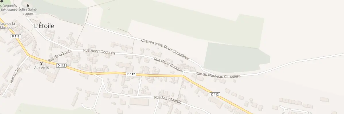 Plan du 8 Rue Henri Godquin à L’Étoile