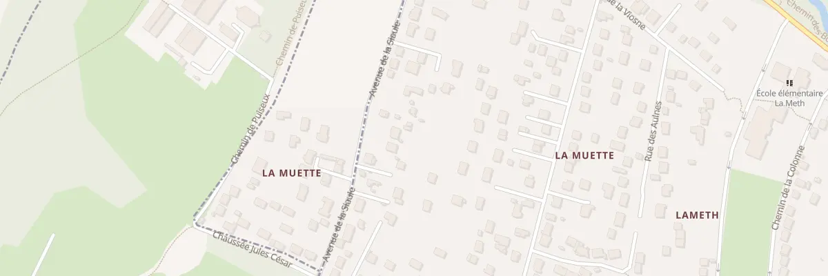 Plan du 14 Av de la Siaule à Osny