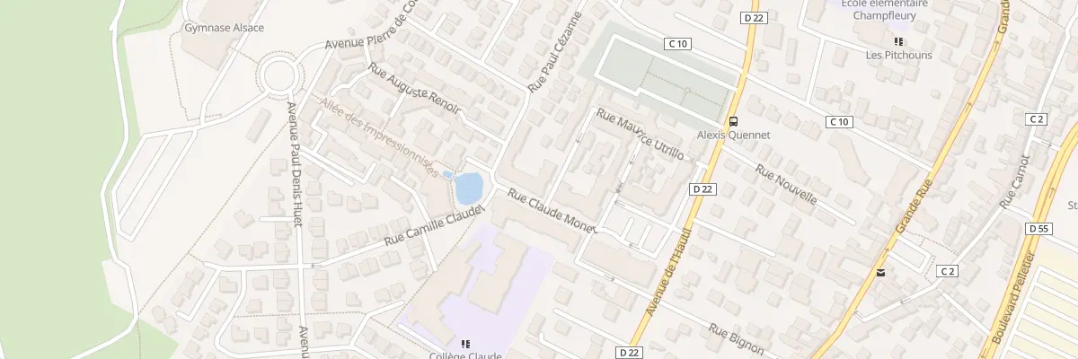 Plan du 460 Rue Claude Monet à Carrières-sous-Poissy