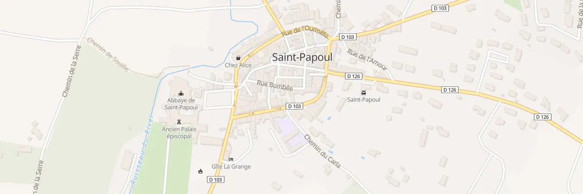 Plan du 19 Rue du Général d’Hautpoul à Saint-Papoul