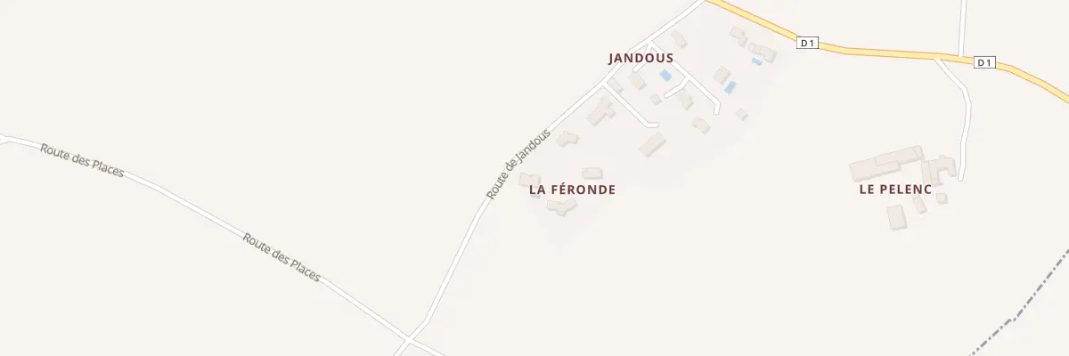 Plan du 5145 La Feronde à Bernac