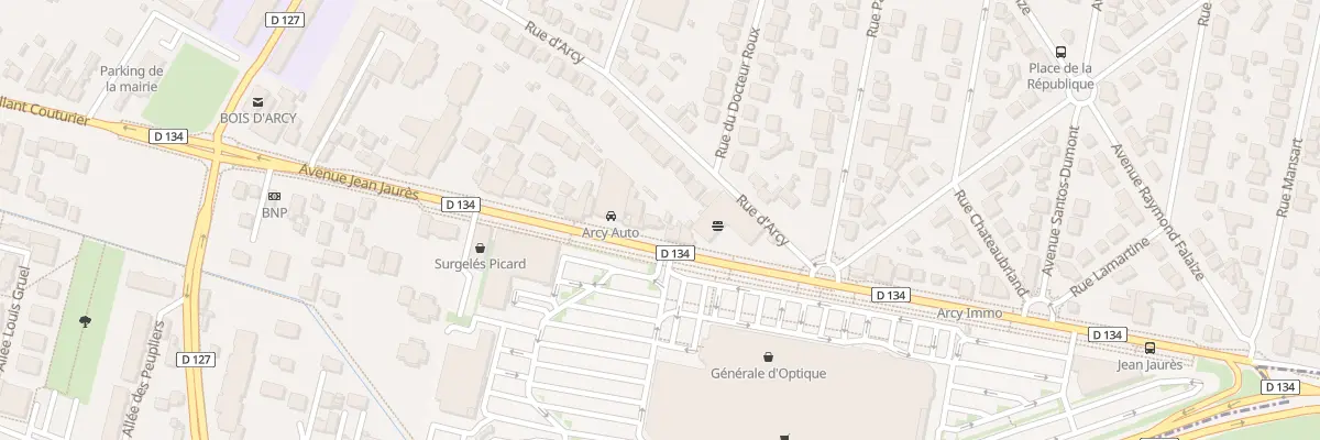 Plan du 54 Av Jean Jaurès à Bois-d’Arcy