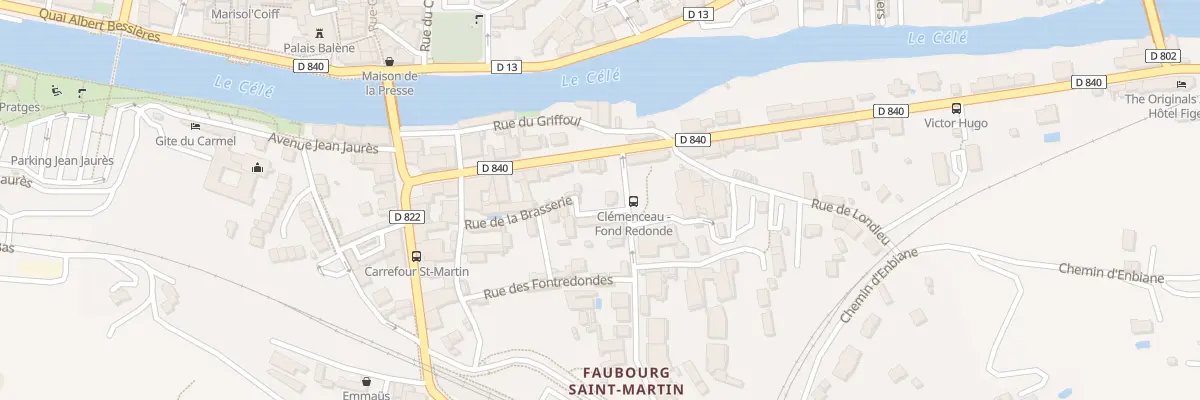 Plan du 2B Av Georges Clemenceau à Figeac
