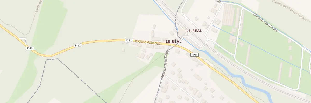 Plan de Rte d’Ableiges à Boissy-l’Aillerie
